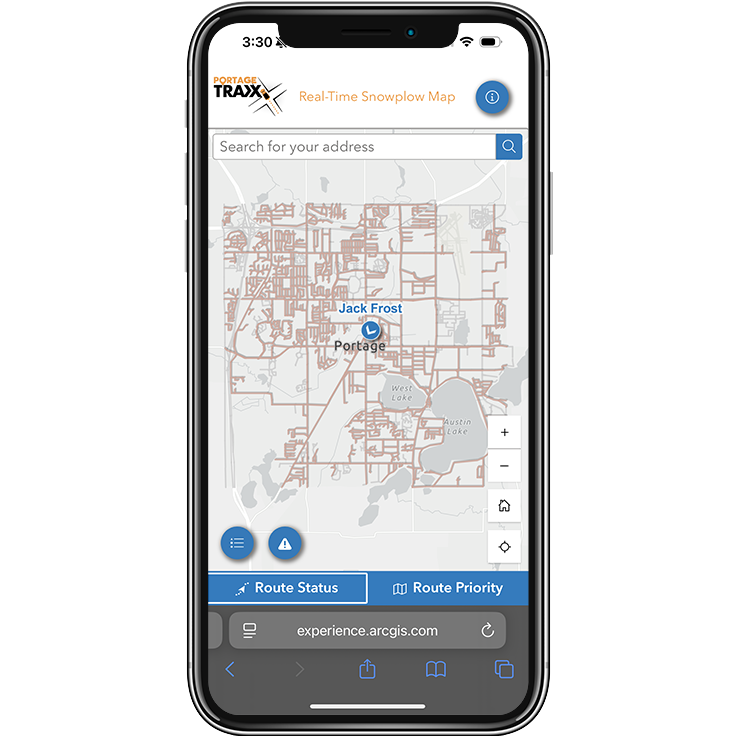 Snowplow tracking on iphone