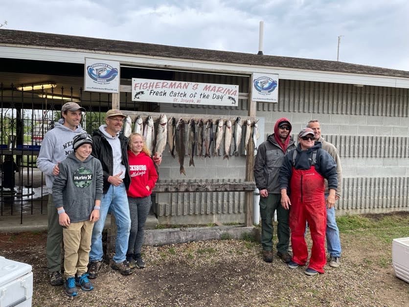 Wightman charter fishing outing